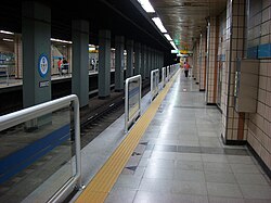 승강장(스크린도어 설치 전)